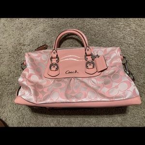 Coach purse and matching wallet
